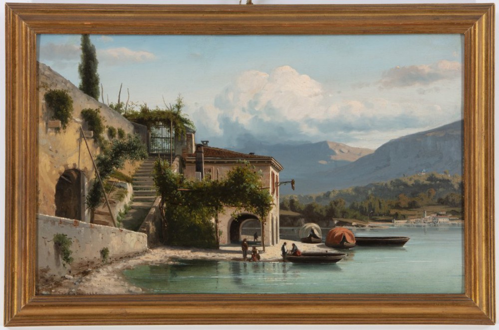 ercole calvi: Menaggio  Lago di Como 1845